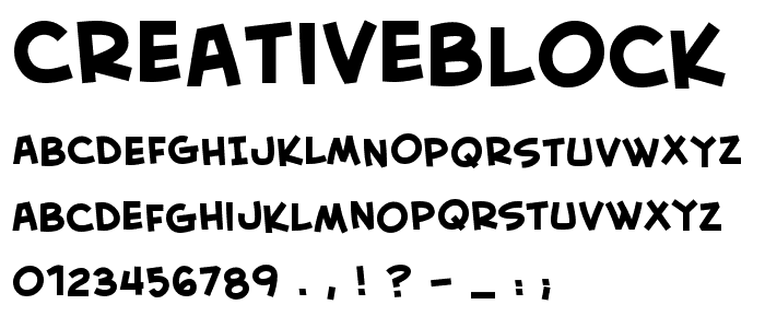 CreativeBlock BB Bold police
